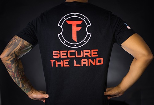 TFA T Shirt Back Male Secure The Land 500